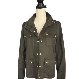 J.Crew twill field jacket in mossy brown. Size Small.